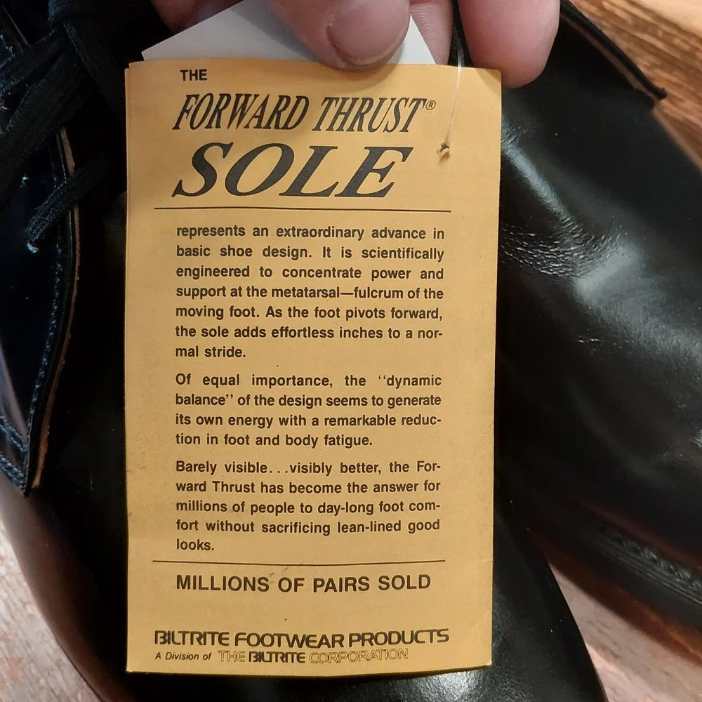 Work America Biltrite Mens USPS Postal Chukka Boots Black Leather 12 3E USA Made